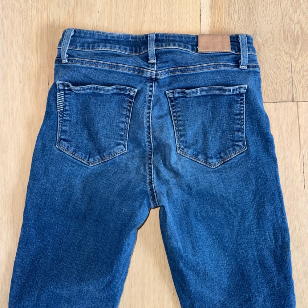 PAIGE Hoxton Ankle Jeans Medium Wash Size 26 - Picture 4 of 6
